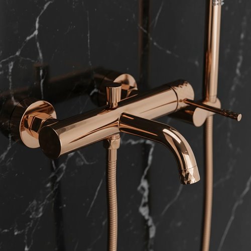 Bateria wannowa Lungo Diamond miedź Rea