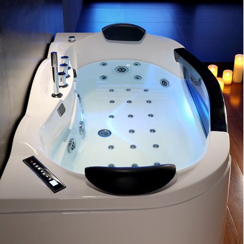 Wanna z hydromasażem przyścienna 160x88 cm Parma 924 Hydrosan