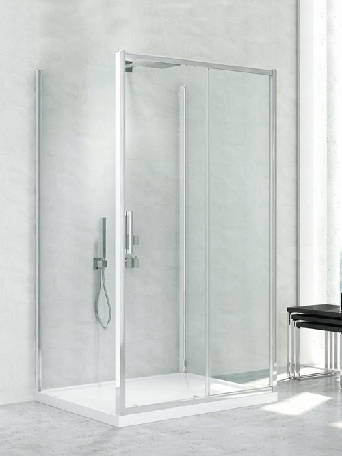 Kabina prysznicowa przyścienna 130x80 K-0573 New Corrina New Trendy