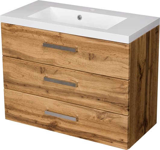 Szafka wisząca z umywalką 80/39/3 seria Fokus NE