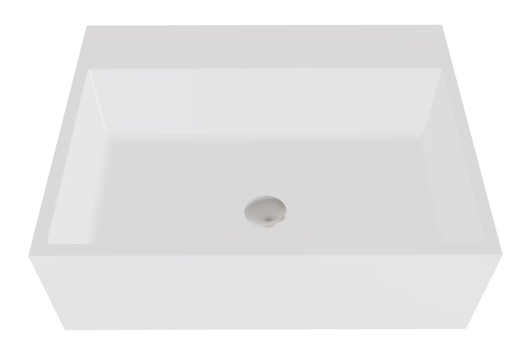 Umywalka nablatowa 40x50 cm z konglomeratu Vera Besco UMD-V-NB