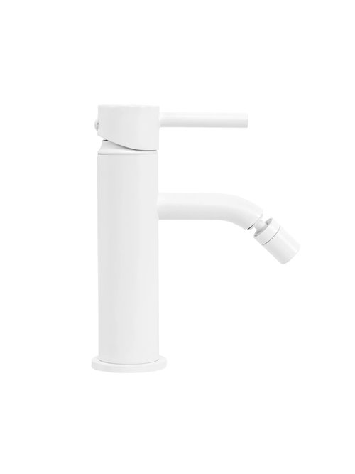 Biały połysk bateria bidetowa Lungo Rea