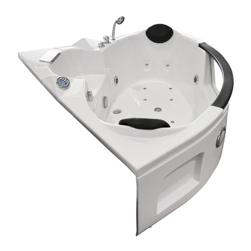 Wanna łazienkowa z hydromasażem Spa narożna 150x150 cm MO-0312