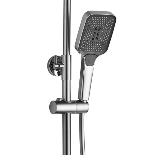 Inox zestaw prysznicowy z wylewką Helix Rea