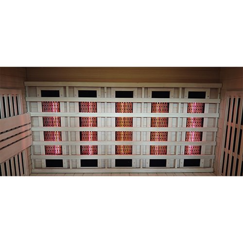 Sauna Combo na podczerwień + fińska 5-osobowa 180x160 cm Helsi1 6KW