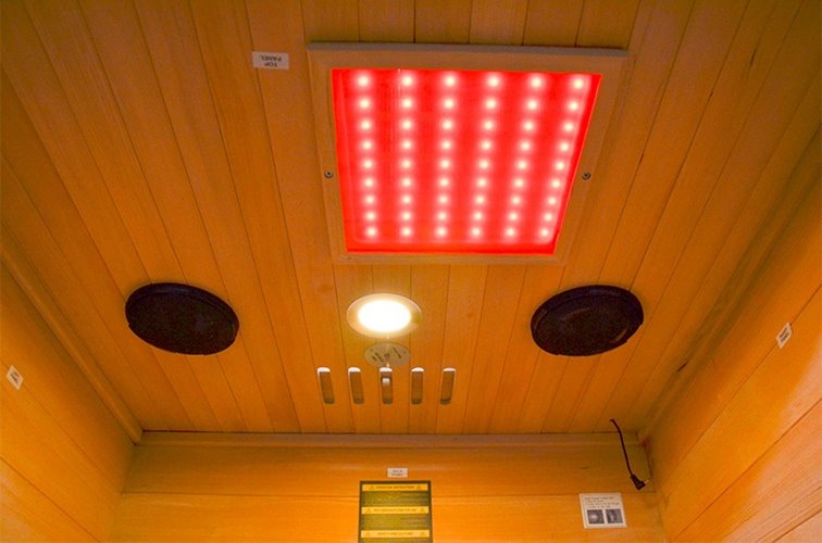 Sauna na podczerwień 2-osobowa 90x90 cm grzejniki kwarcowe i karbonowe Alta1 Infrared