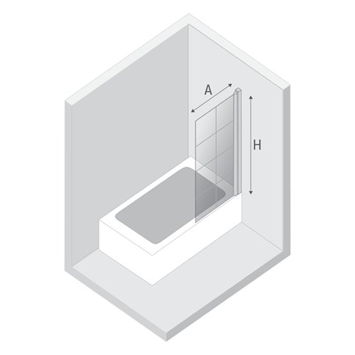 Czarny parawan nawannowy ruchomy szprosy 90x140 cm P-0049 New Soleo Black New Trendy