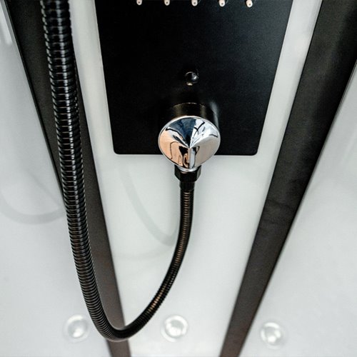 Kabina prysznicowa półokrągła zabudowana 80x80 Puerto