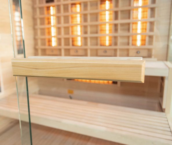 Sauna na podczerwień 4 osobowa + kamienie solne 180X160X200CM MO-EP4RSL XL Infrared Mazur