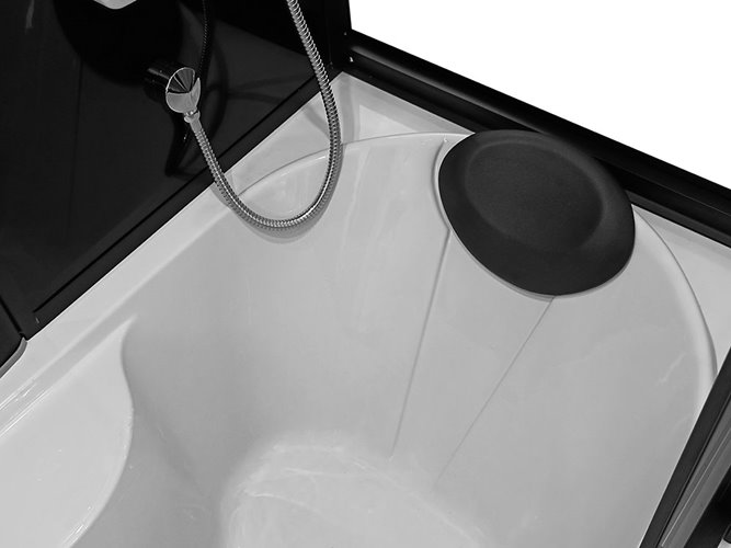 Prostokątna kabina z hydromasażem 150x83 cm MO-02005B