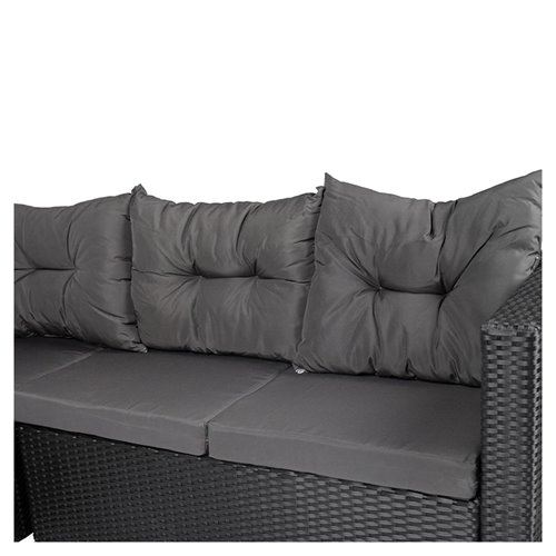 Zestaw mebli ogrodowych z technorattanu narożnik tarasowy Salto