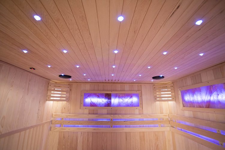 Sauna sucha fińska piec 6 KW Harvia BC60 + kamień solny 180X160X200CM MO-EA4-I Mazur