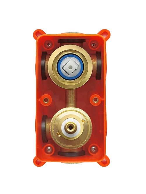 Złoty połysk zestaw wannowo prysznicowy Lungo Rea