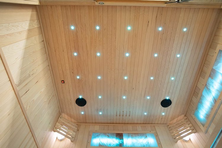 Sauna sucha fińska piec 6 KW Harvia BC60 + kamień solny 180X160X200CM MO-EA4-I Mazur