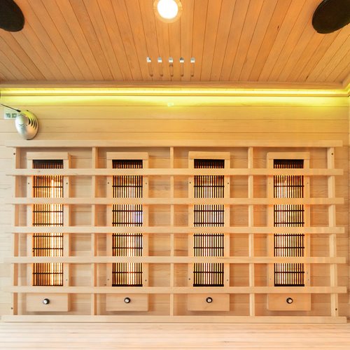 Sauna na podczerwień 4 osobowa + kamienie solne 180X160X200CM MO-EP4RSP XL Infrared Mazur