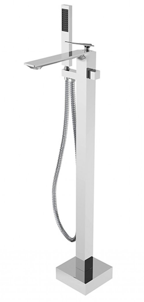 Bateria wannowa wolnostojąca chrom Aspira Besco BW-A-CH