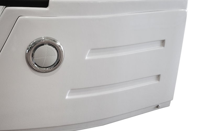 Wanna łazienkowa z hydromasażem Spa narożna 150x150 cm MO-0312