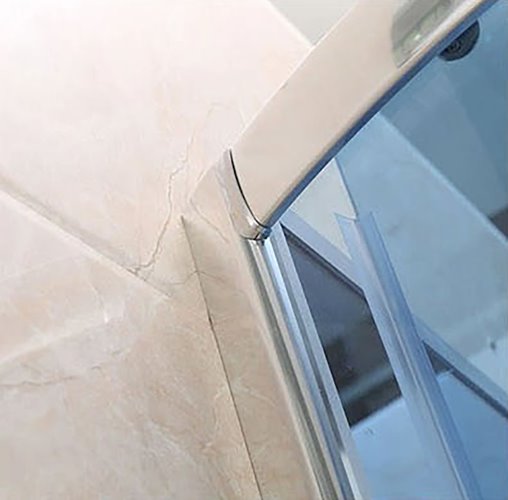 Kabina prysznicowa z hydromasażem i sauną parową zabudowana 100x100 MO-0210WS