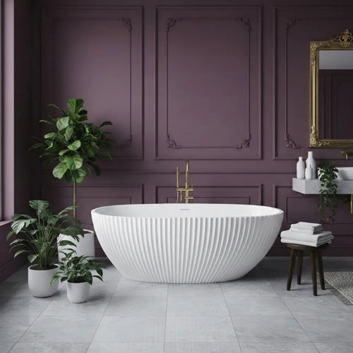 Wanna 170 cm w aranżacji łazienki