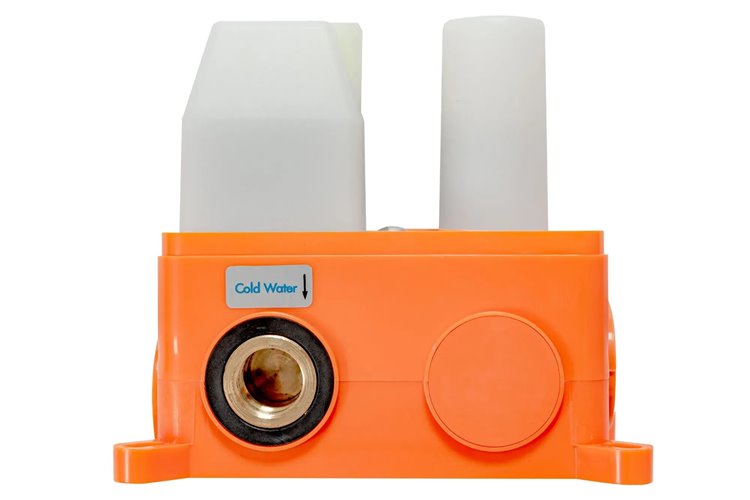 Chromowany zestaw prysznicowy podtynkowy Fenix Rea