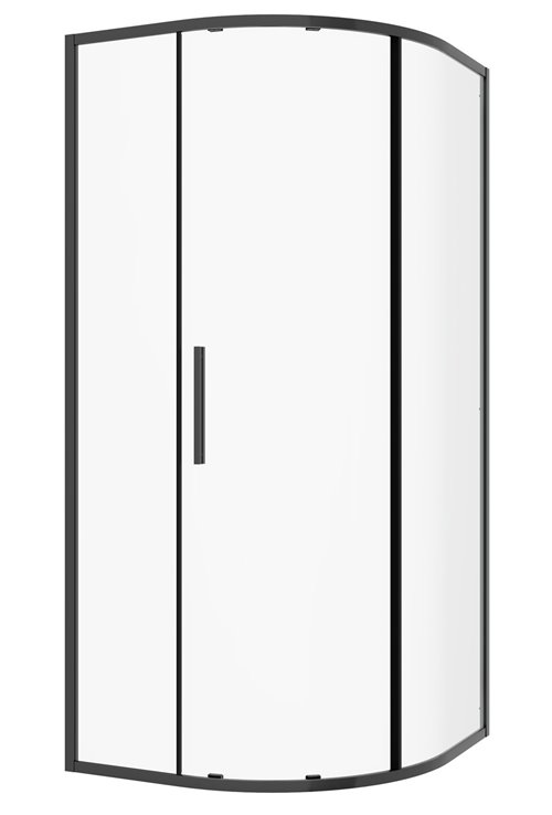 Kabina prysznicowa jednoskrzydłowa półokrągła 80x80x195 cm RPS Solid Kerra