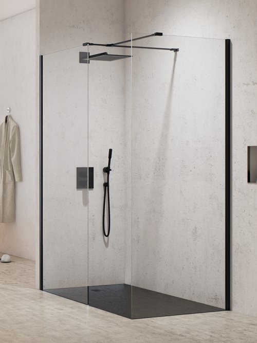 Kabina prysznicowa czarny mat 160x90 EXK-1295 New Modus Black New Trendy