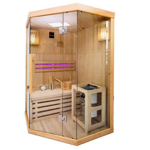 Sauna fińska 2 osobowa wysokotemperaturowa 3,5KW Harvia 120x120 cm Oslo2
