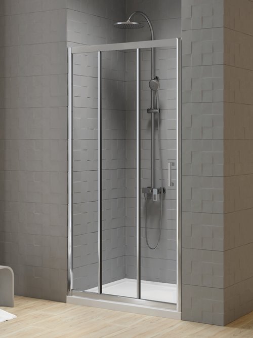 Drzwi prysznicowe 90 cm rozsuwane D-0263A New Varia
