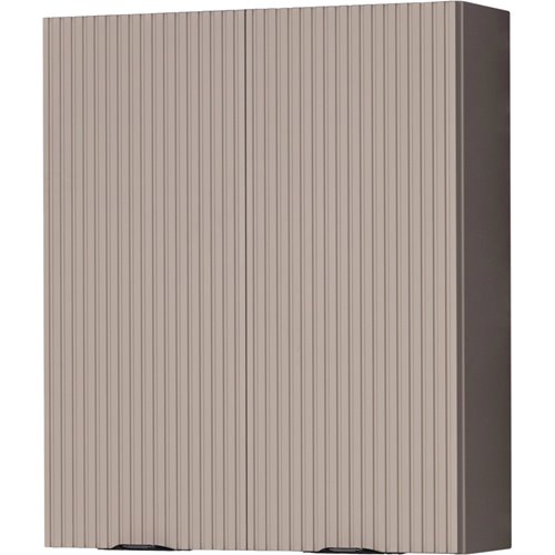 Szafka łazienkowa z lamelami wisząca 60x72 Victa Lamello fume mat