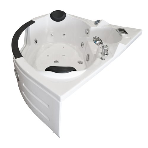 Wanna łazienkowa z hydromasażem Spa narożna 150x150 cm MO-0312