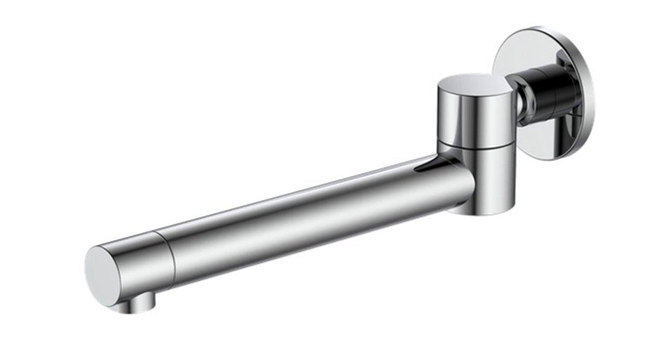 Zestaw prysznicowy podtynkowy z wylewką wannową chrom Ultimate ANUL131121 Avapax