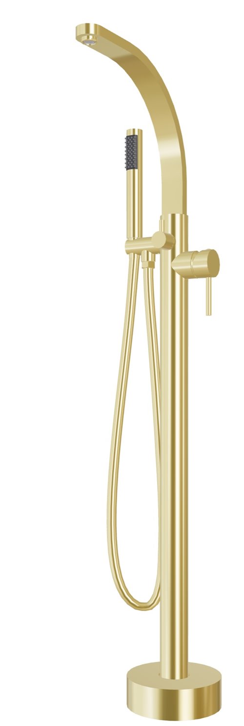 Bateria wannowa wolnostojąca złota Decco I Besco BW-DI-ZL