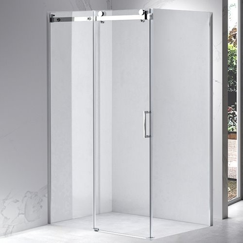 Kabina prysznicowa prostokątna 8 mm szkło 120x90 drzwi rozsuwane ZBD-900