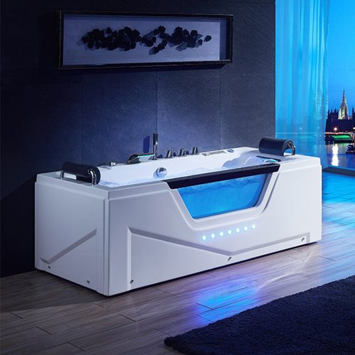 Wanna z hydromasażem prostokątna 182x82 cm Carina 938 Hydrosan