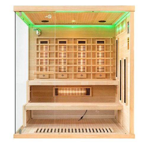 Sauna na podczerwień 4 osobowa + kamienie solne 175X140X200CM MO-EP4RSP Infrared Mazur