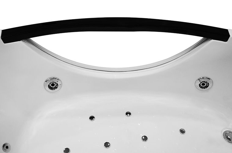 Wanna z hydromasażem narożna 169x90 cm prawa MO-0024