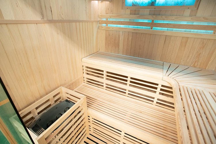 Sauna sucha fińska piec 6 KW Harvia BC60 + kamień solny 180X160X200CM MO-EA4-I Mazur