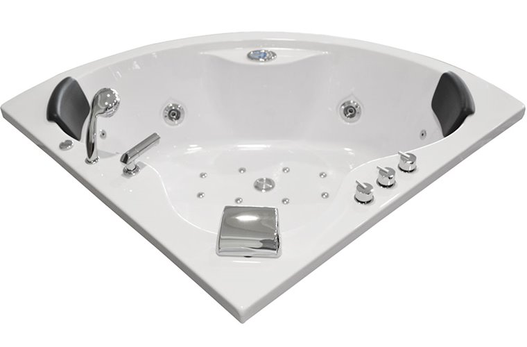 Wanna z hydromasażem narożna 135x135 cm MO-1636