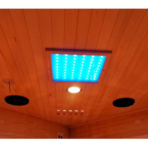 Sauna na podczerwień 5-osobowa 150x150 cm grzejniki kwarcowe i karbonowe Alta4 Infrared