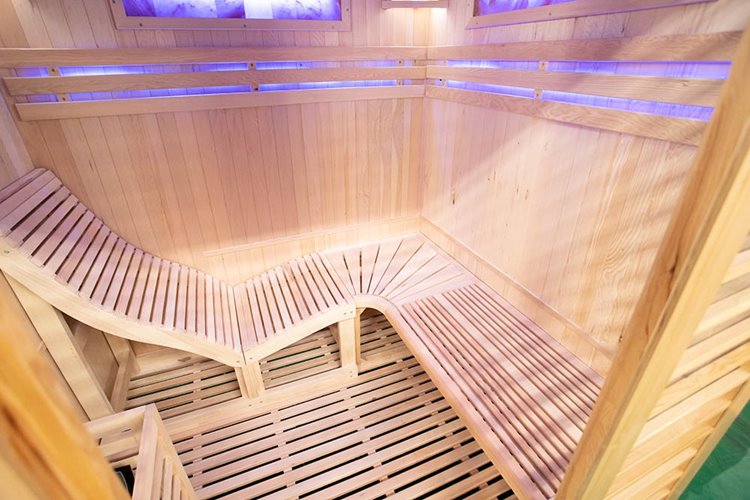 Sauna sucha fińska piec 6 KW Harvia BC60 + kamień solny 180X160X200CM MO-EA4-L Mazur