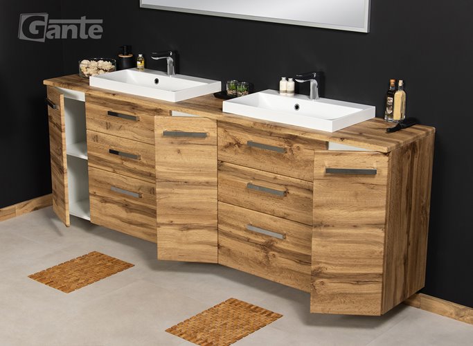 Szafka wisząca z umywalką 210/39/C3 seria Fokus NE