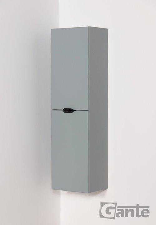 Słupek łazienkowy wiszący miętowy czarny uchwyt 143,5x40 cm Magnolia Gante