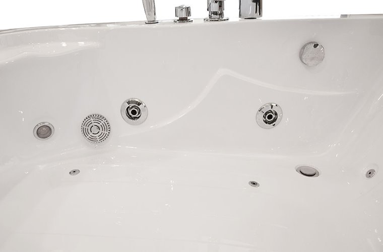 Wanna z hydromasażem asymetryczna 170x115 cm prawa MO-0205