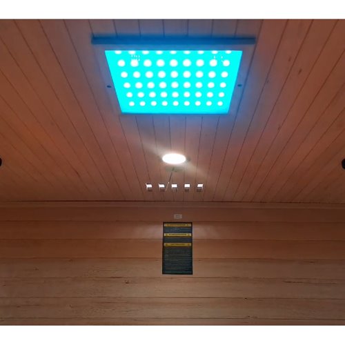 Sauna na podczerwień 4-osobowa 175x120 cm grzejniki kwarcowe i karbonowe Alta5 Infrared