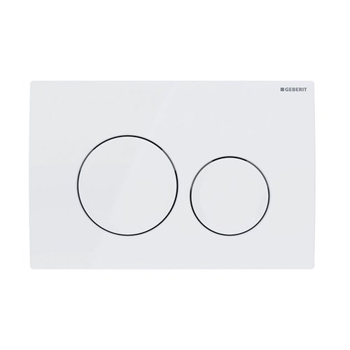 Zestaw podtynkowy stelaż GEBERIT DUOFIX + miska RAIN-WH-GL-RIM-03 + przycisk DELTA 20 biały