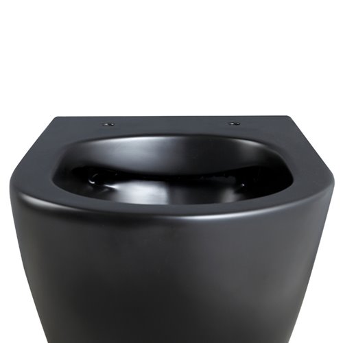 Czarna miska wc wisząca Rimless 3.0 PEAK-MTB-RIM-02 Hydrosan