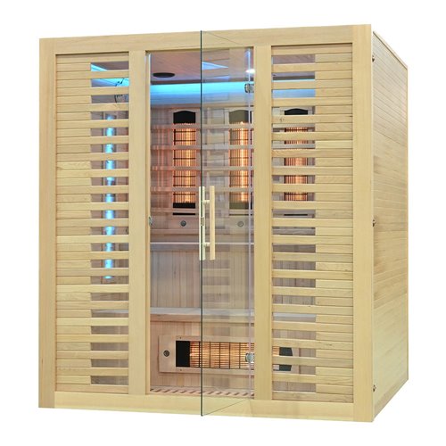 Sauna na podczerwień kamień solny 180X160X200CM MO-RL4S XL Infrared Mazur