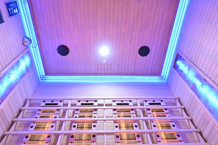 Sauna na podczerwień kamień solny + turmaliny 175X120X190CM MO-RL4ST Infrared Mazur