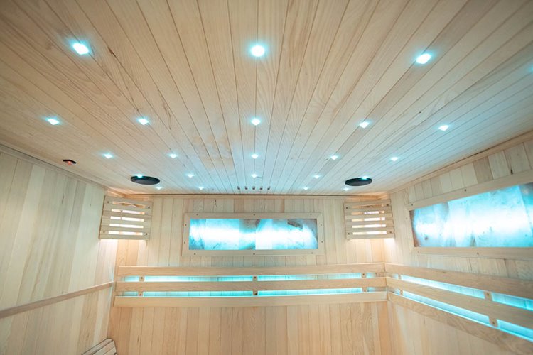 Sauna sucha fińska piec 6 KW Harvia BC60 + kamień solny 180X160X200CM MO-EA4-L Mazur