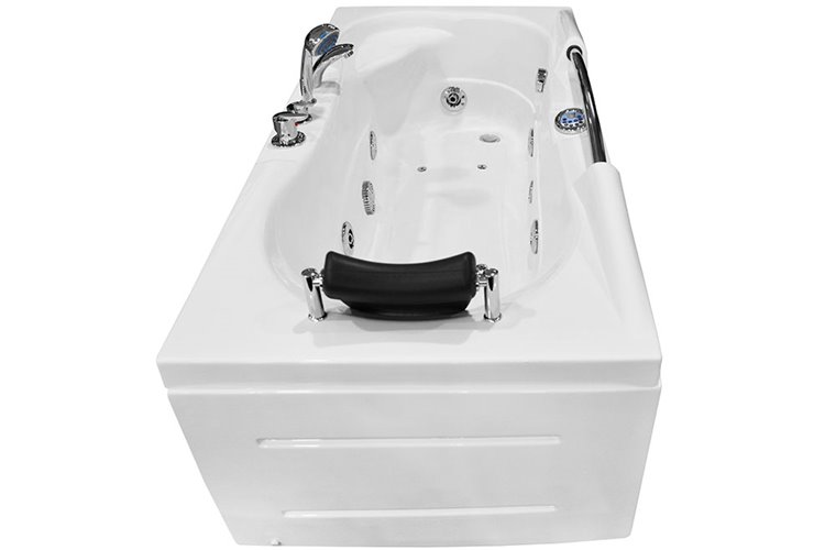 Wanna z hydromasażem prostokątna przyścienna 167x85 cm MO-0206